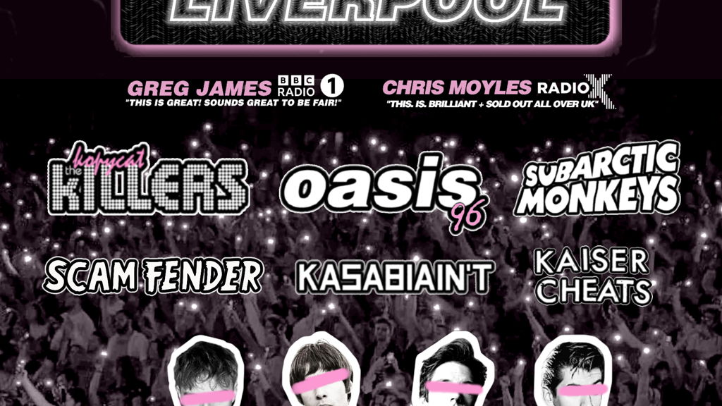 Tribute Festival - Killers v Fender v Monkeys v Oasis v Kasabian v Kaiser