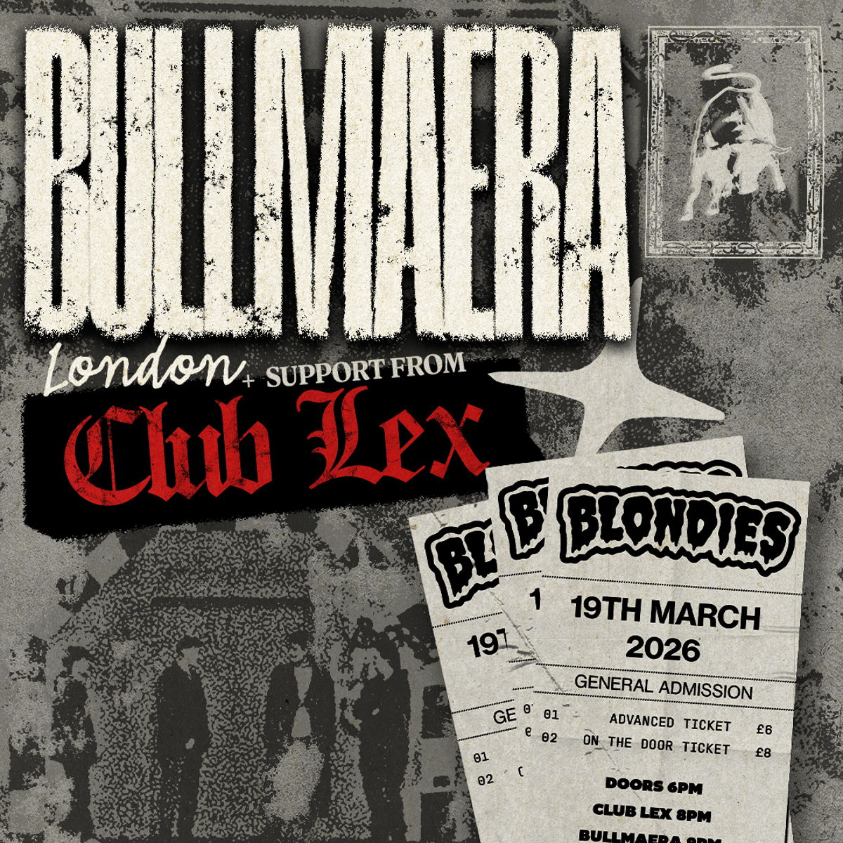 Bullmaera + Club Lex - Live @ Blondies