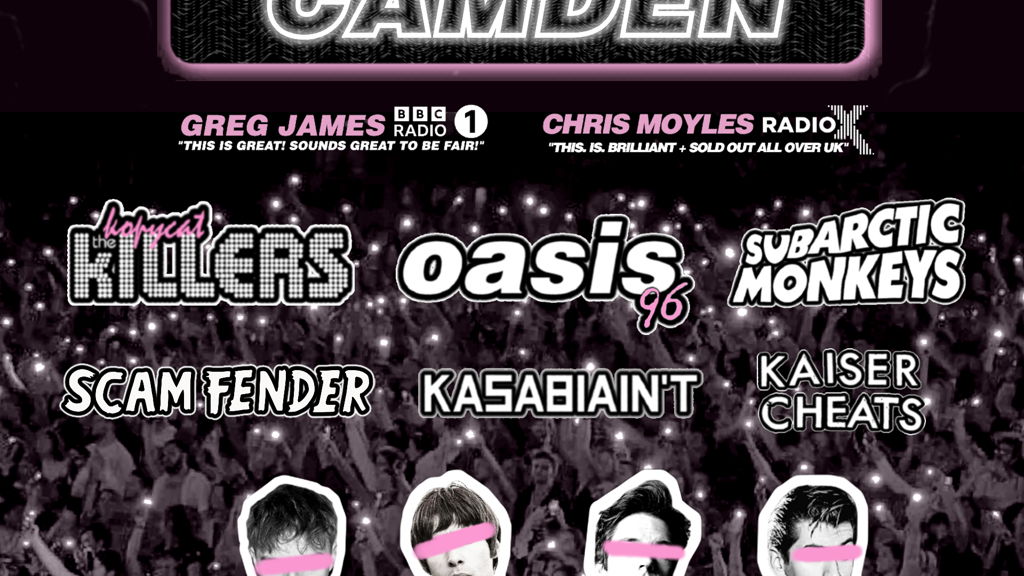 Tribute Festival - Killers v Fender v Monkeys v Oasis v Kasabian v Kaiser