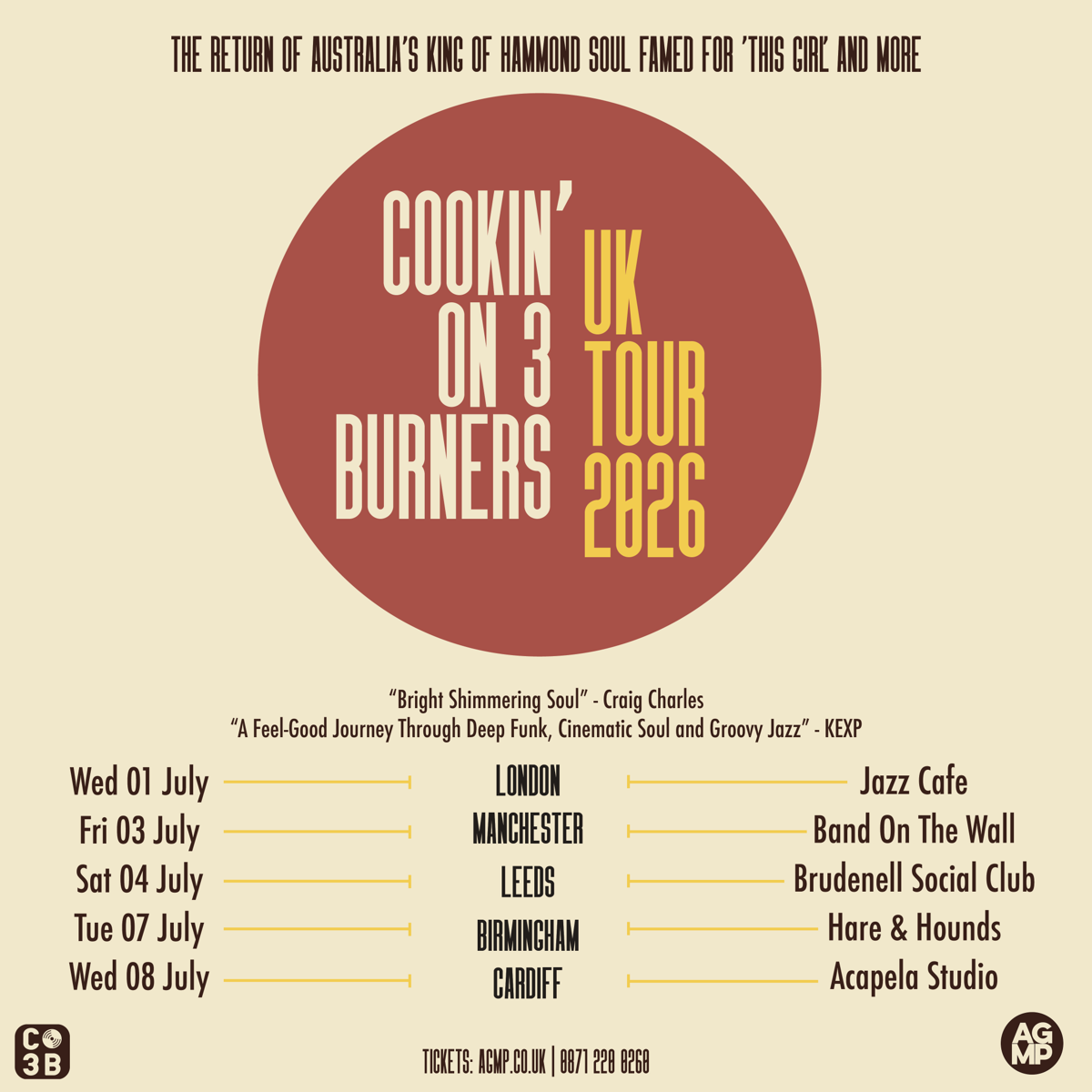 Cookin' on 3 Burners