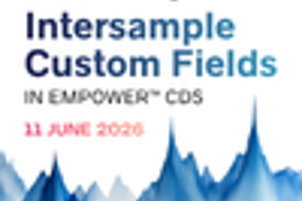 Logo Intersample Custom Fields in Empower™ CDS