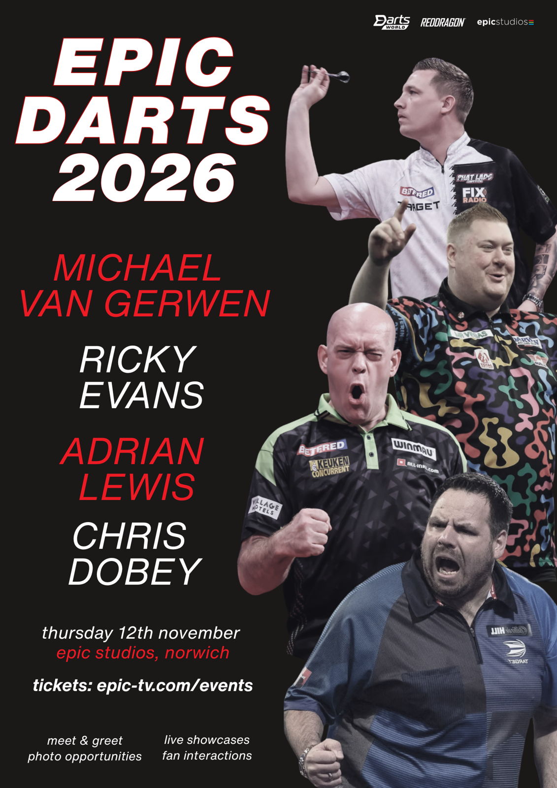 Epic Darts 2026 - November 12th