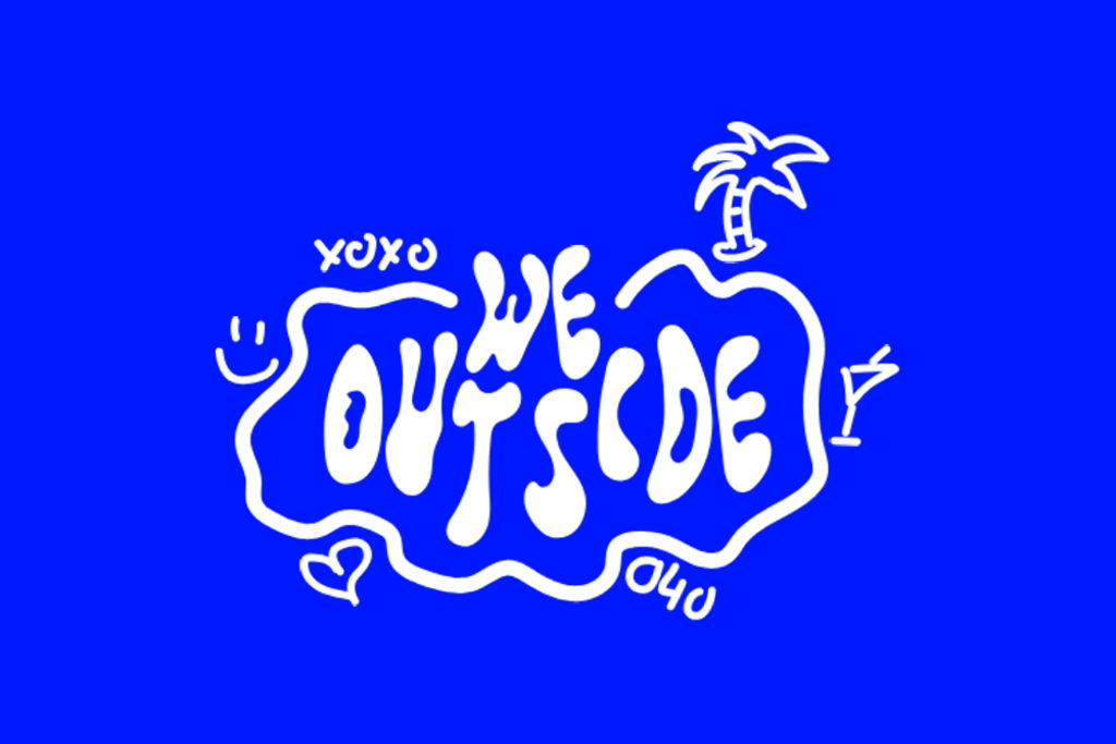 Logo WE OUTSIDE - BEACH OPEN AIR & 3rd ANNIVERSARY