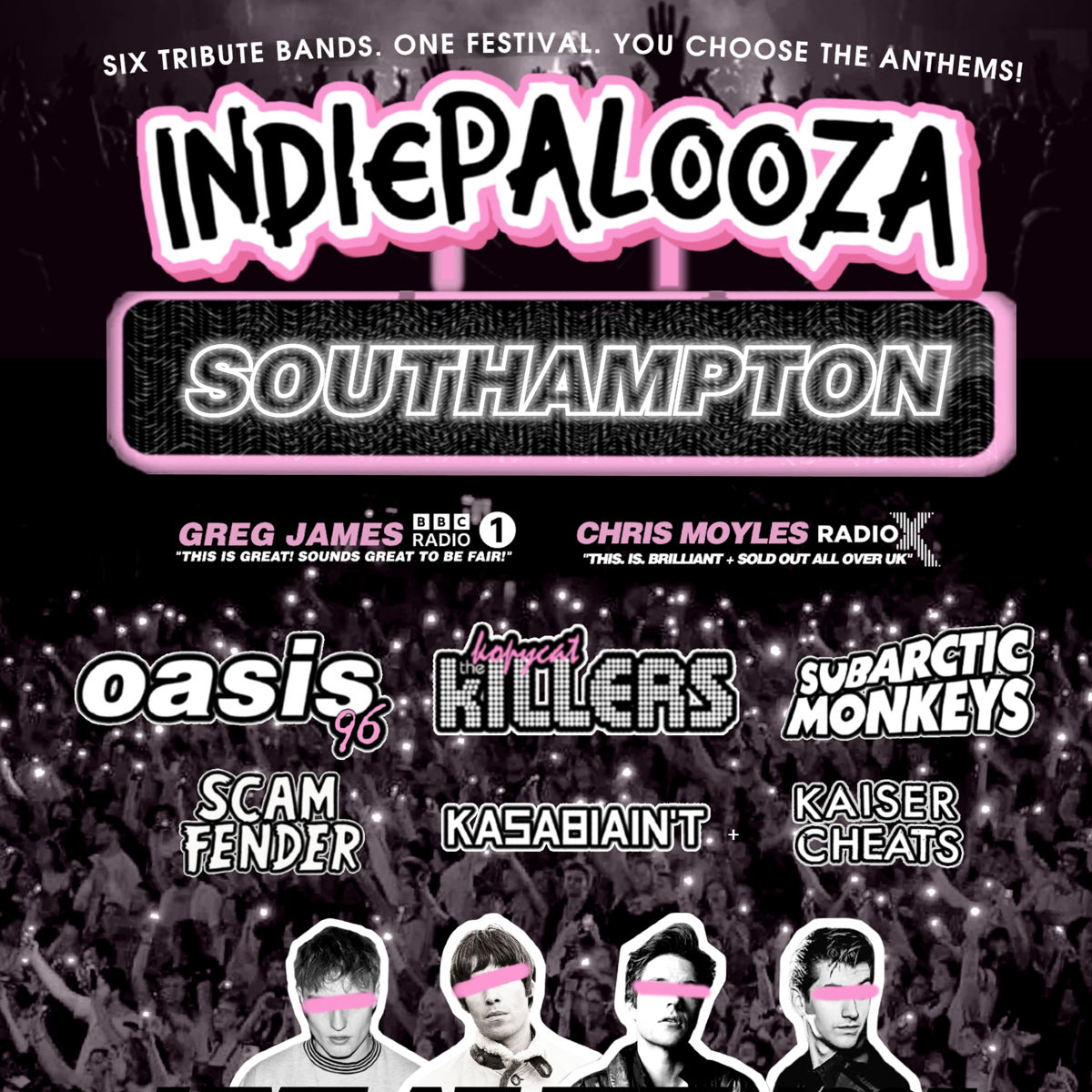 Indiepalooza Tribute - Killers v Monkeys v Fender v Oasis v Kasabian