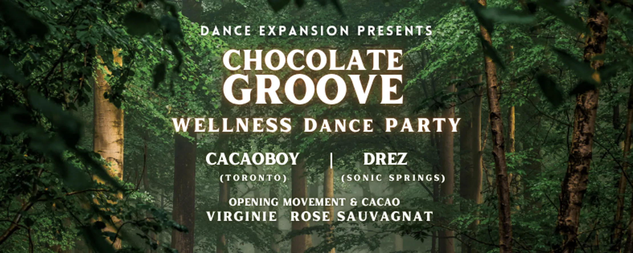 Chocolate Groove x Dance Expansion Wellness Dance Party
