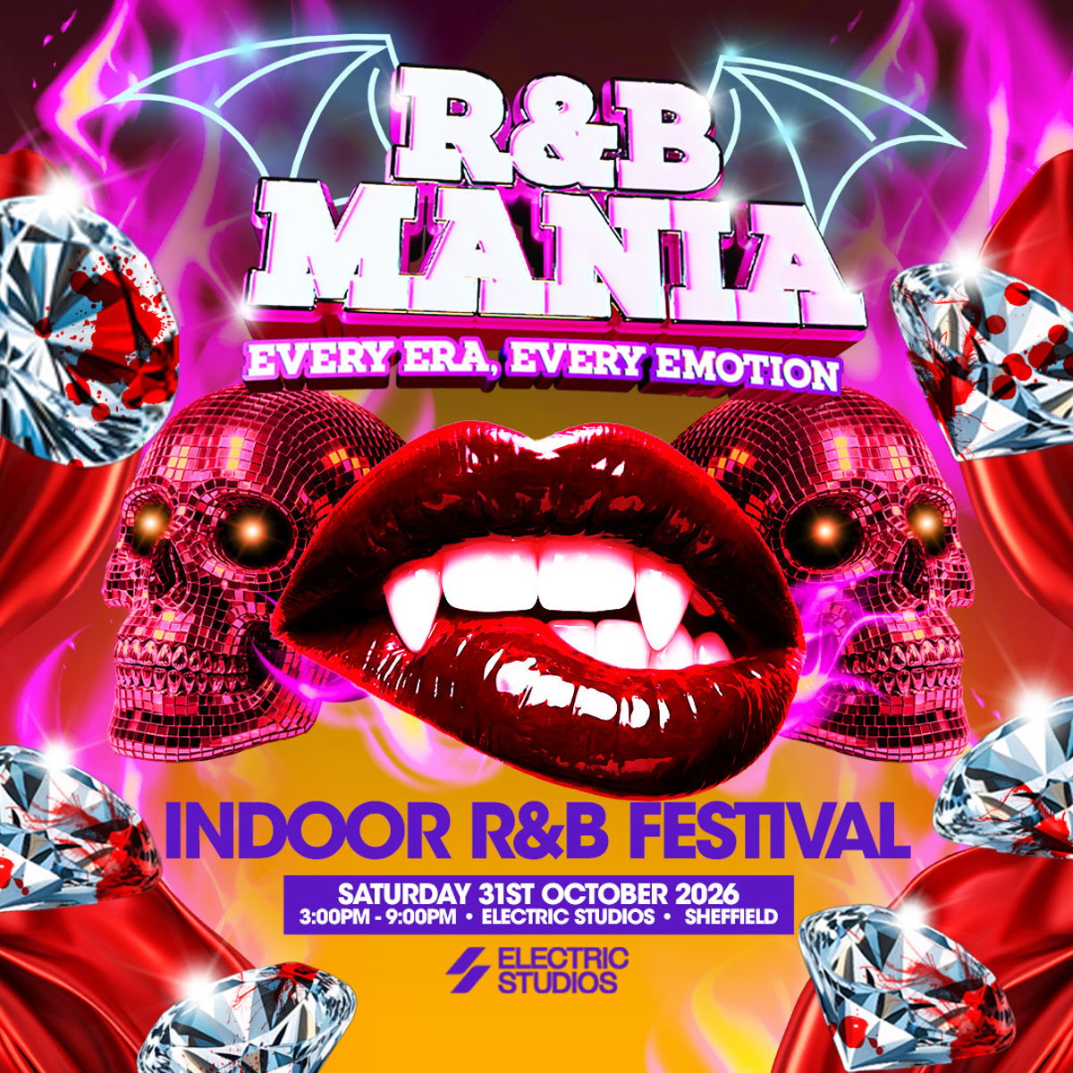 RNB MANIA | Sheffield's Ultimate Halloween R&B Day Party