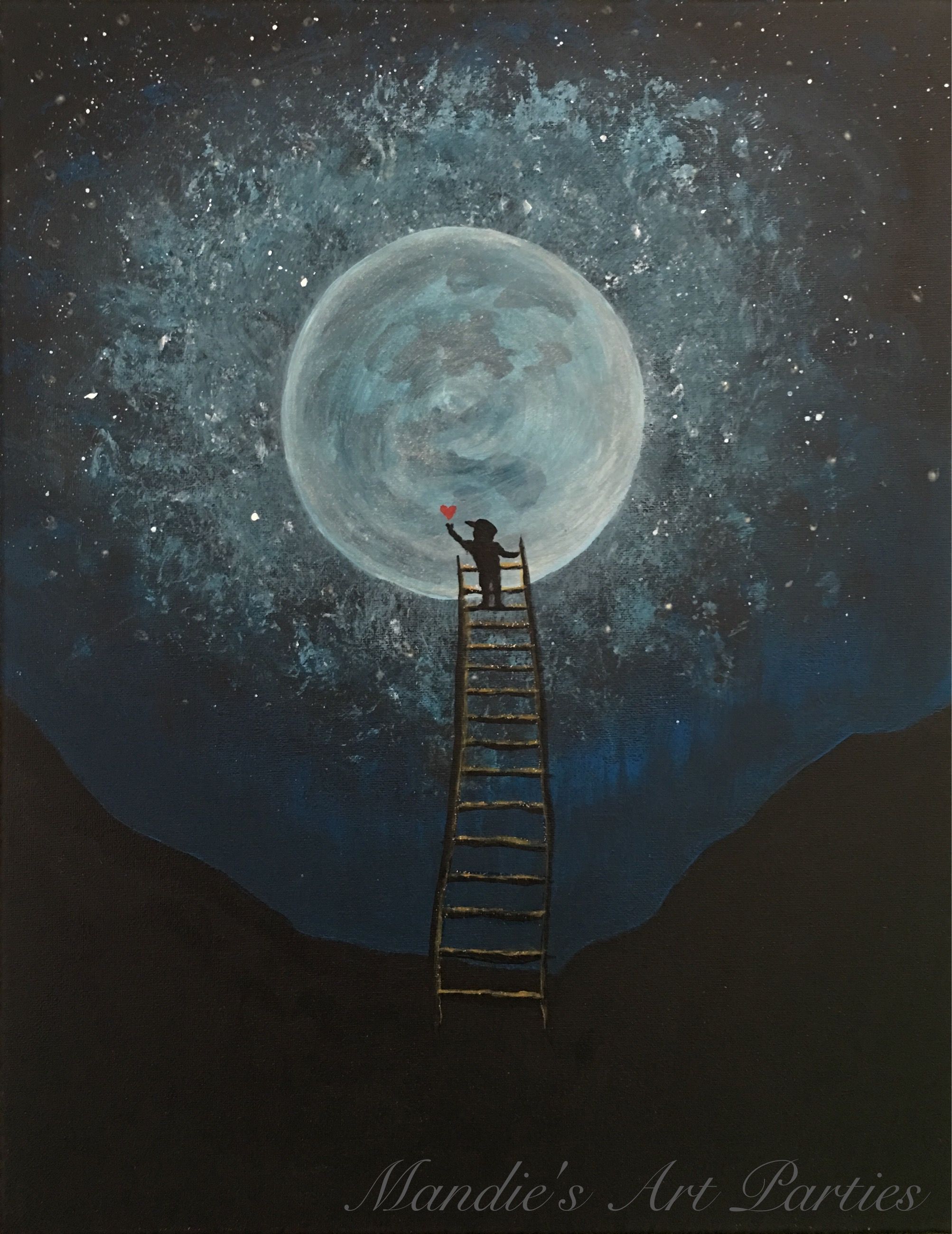 Image result for ladder to moon