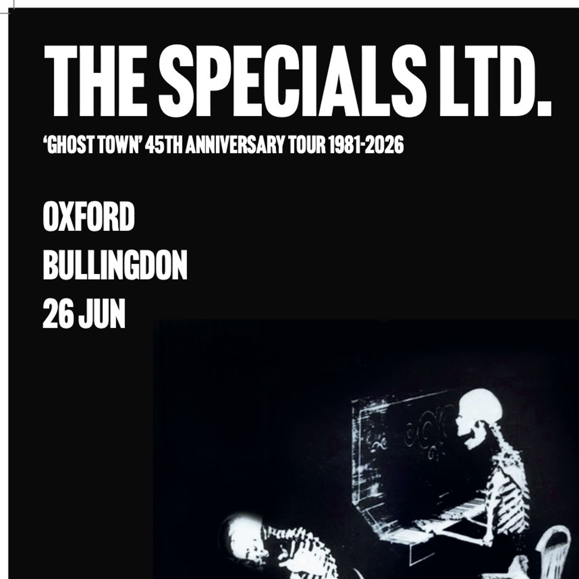 The Specials Ltd. 'Ghost Town' 45th Anniversary