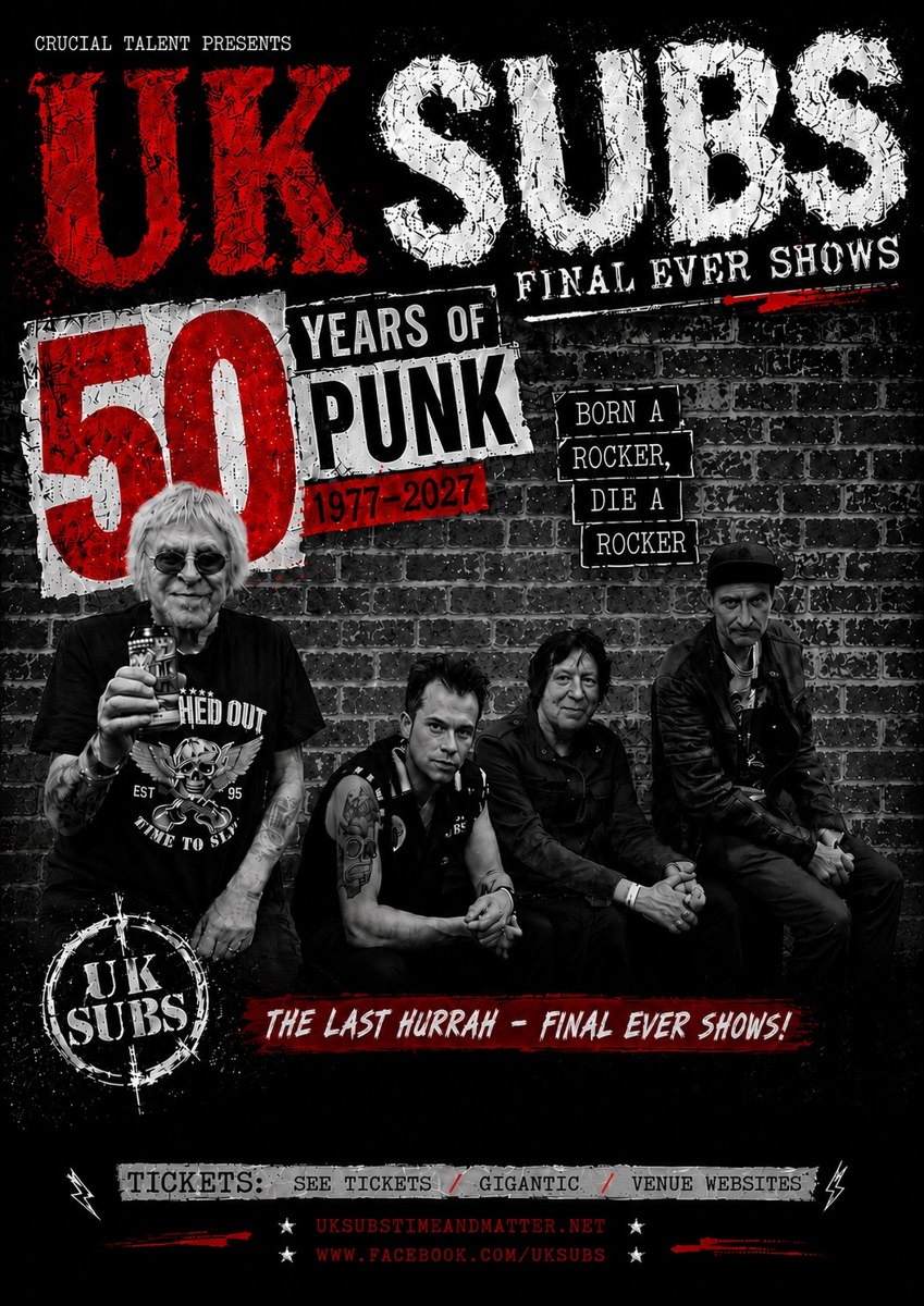 UK Subs + Chelsea + The Broken Johnny's