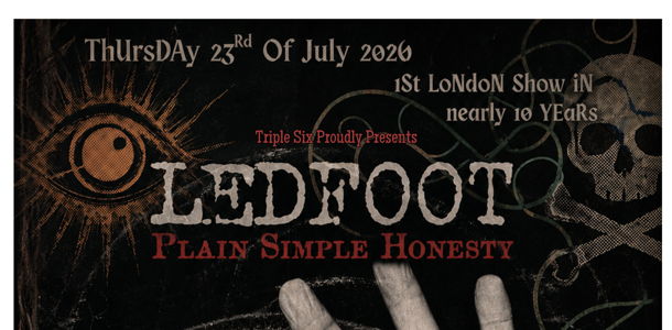 LEDFOOT - THESE RAGGED ROADS UK TOUR 2027