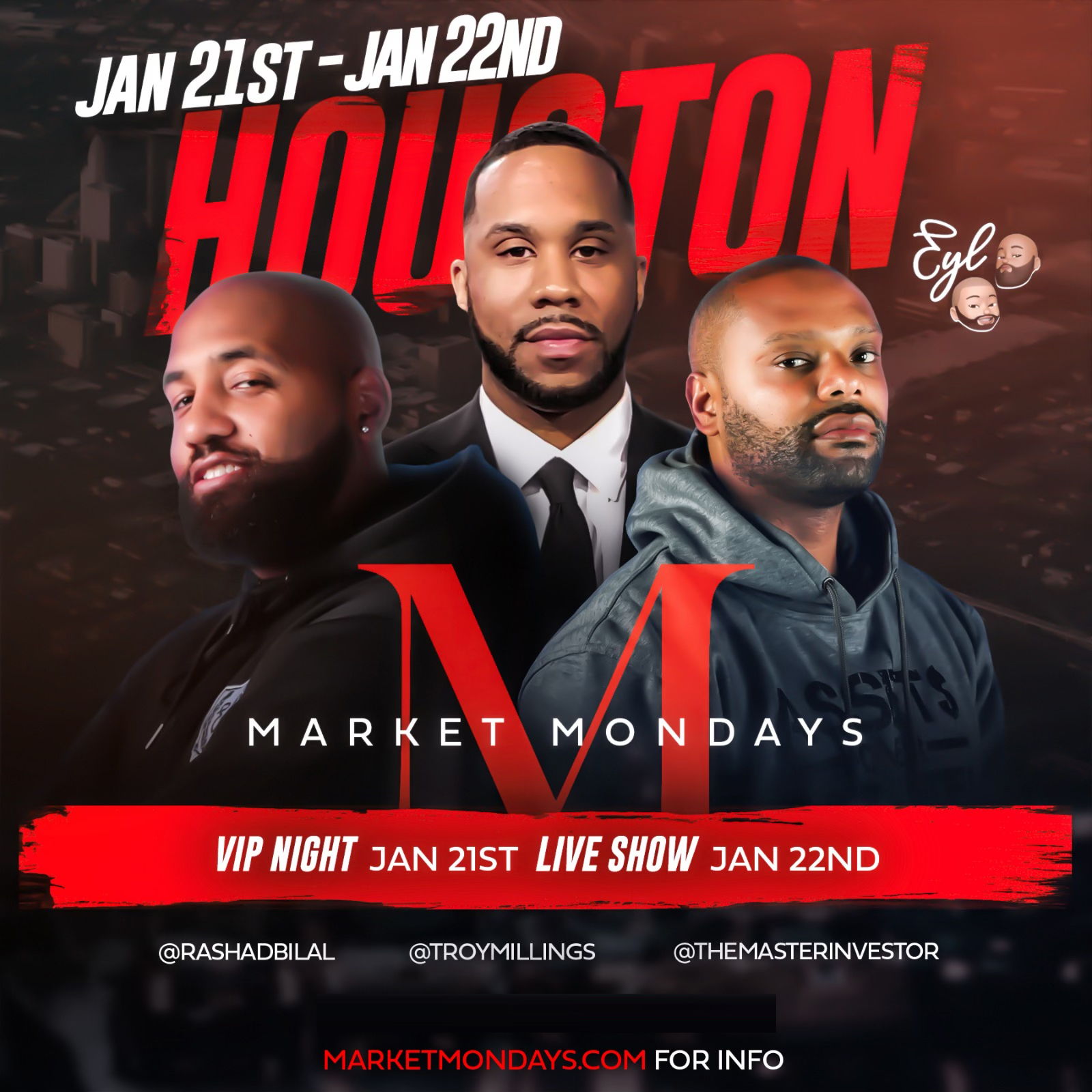 Live Market Mondays Houston POSTPONED Events Universe