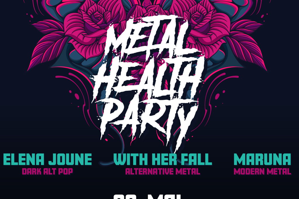 Logo Metal Health Party – With Her Fall, Maruna & Elena Joune