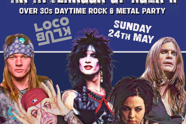 An Afternoon of Rock BRISTOL - Rock & Metal For Over 30s, 3pm-7pm