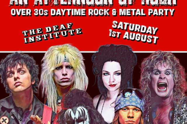 Presales to an afternoon of rock the over 30s rock &amp; metal party: members use these when buying pre-sale tickets
