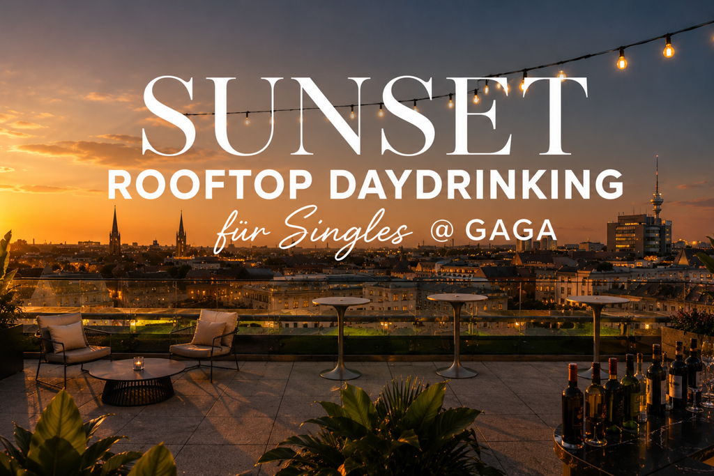 Logo Sunset Rooftop Daydrinking für Singles @ GAGA