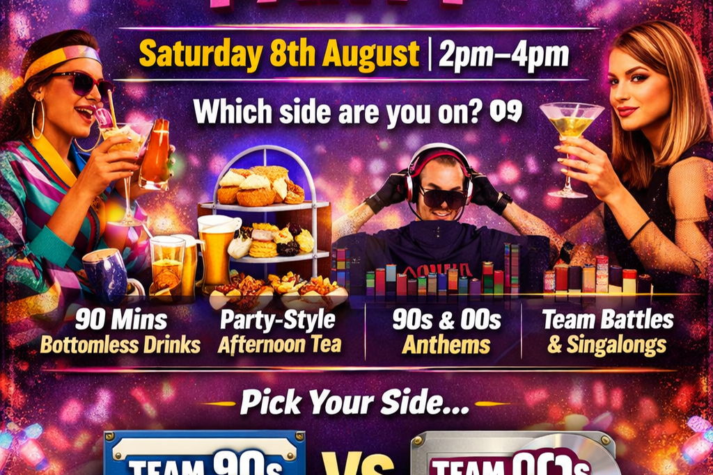 90s vs 00s Bottomless Party