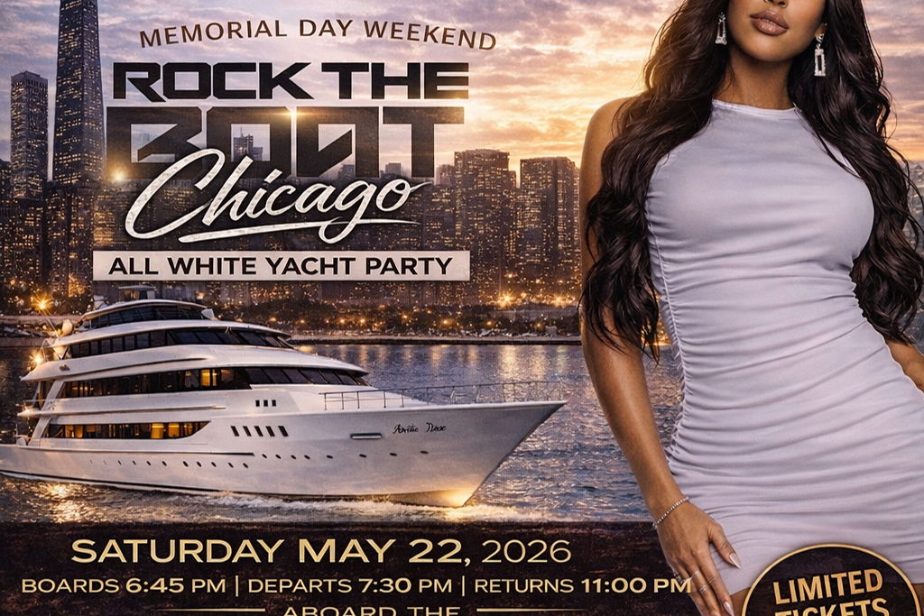 Rock The Boat Chicago All White Yacht Party Memorial Day Weekend 2026