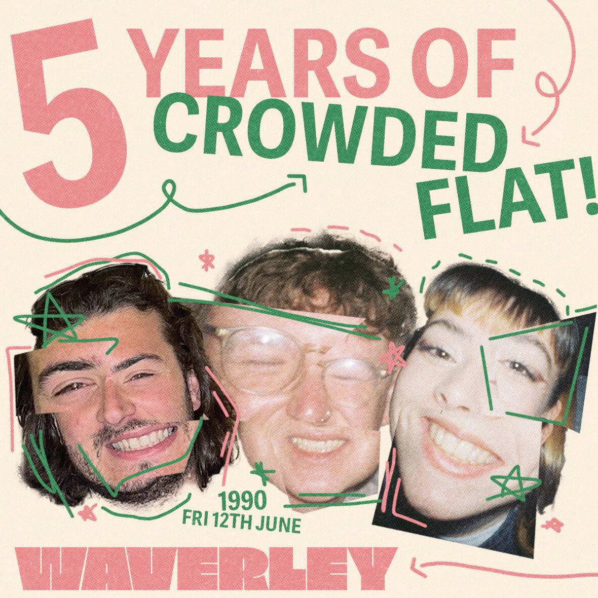 Crowded Flat 5th Birthday Party