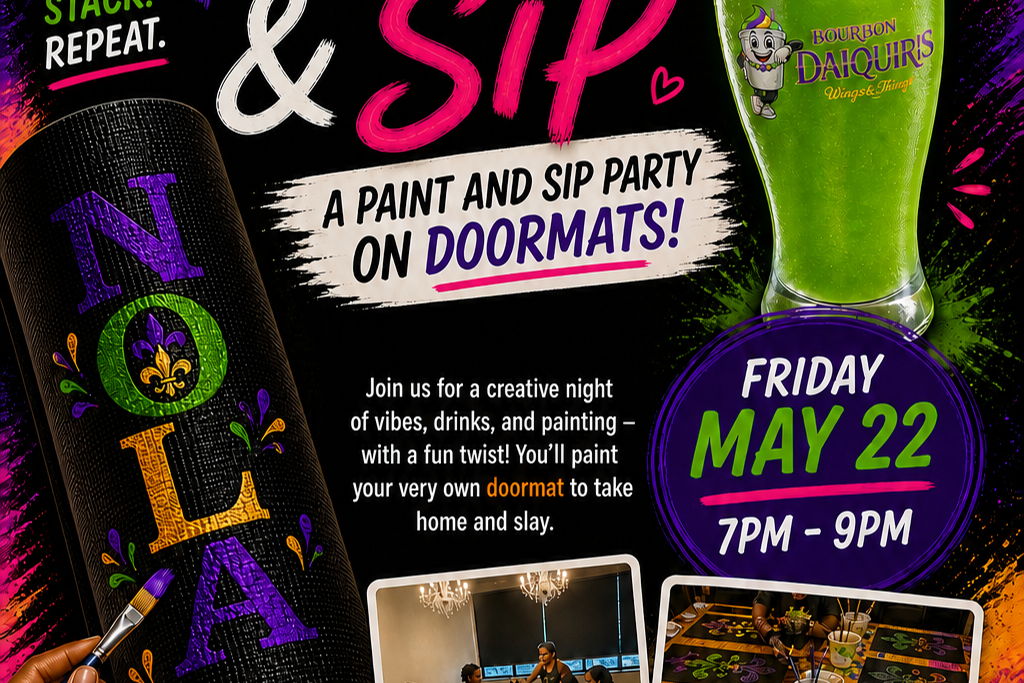 PAINT AND SIP with Bourbon Daiquiris