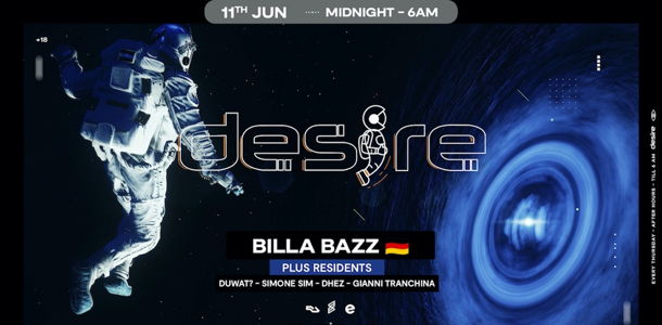 DESIRE - Weekly Thursday After Party - Billa Bazz