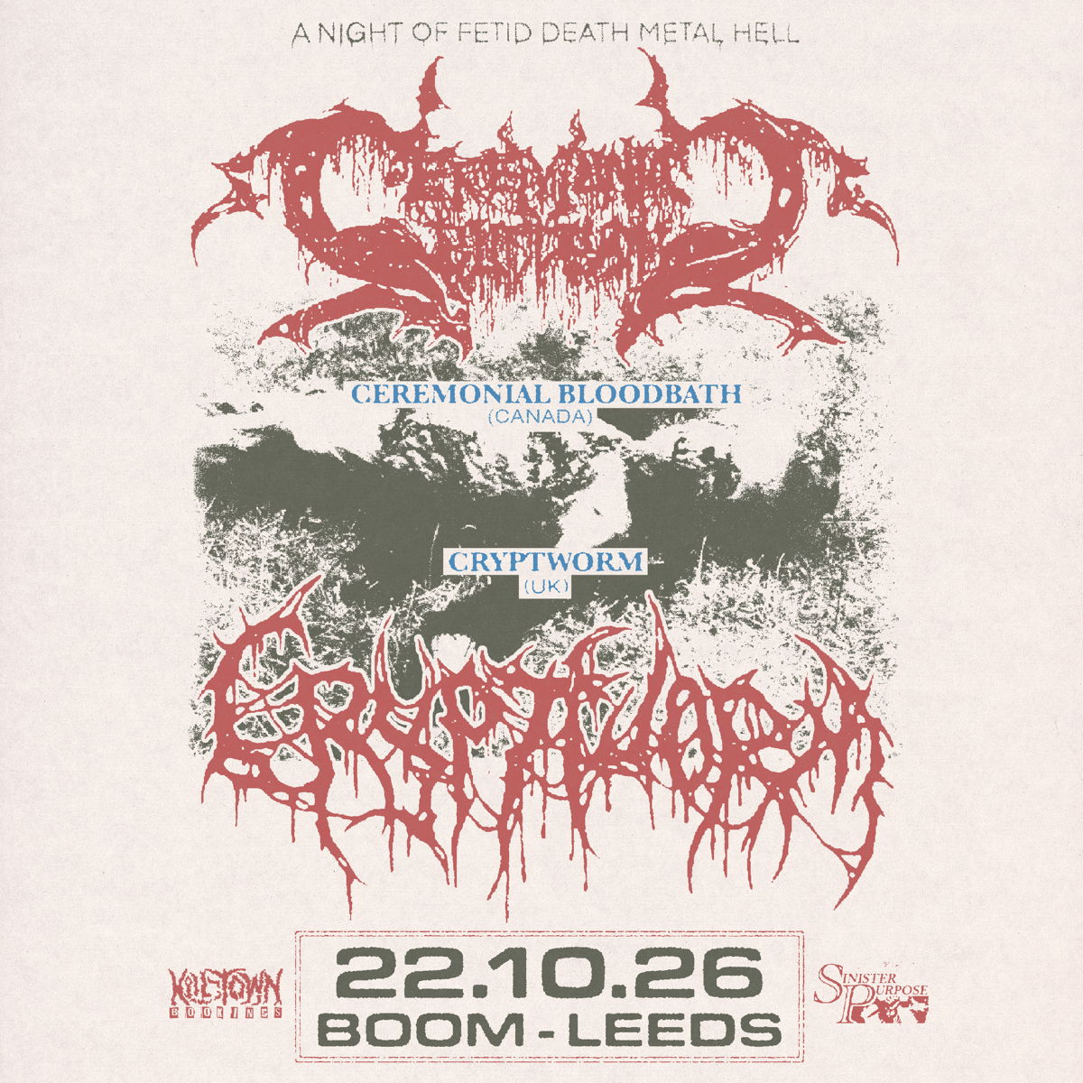 Ceremonial Bloodbath + Cryptworm