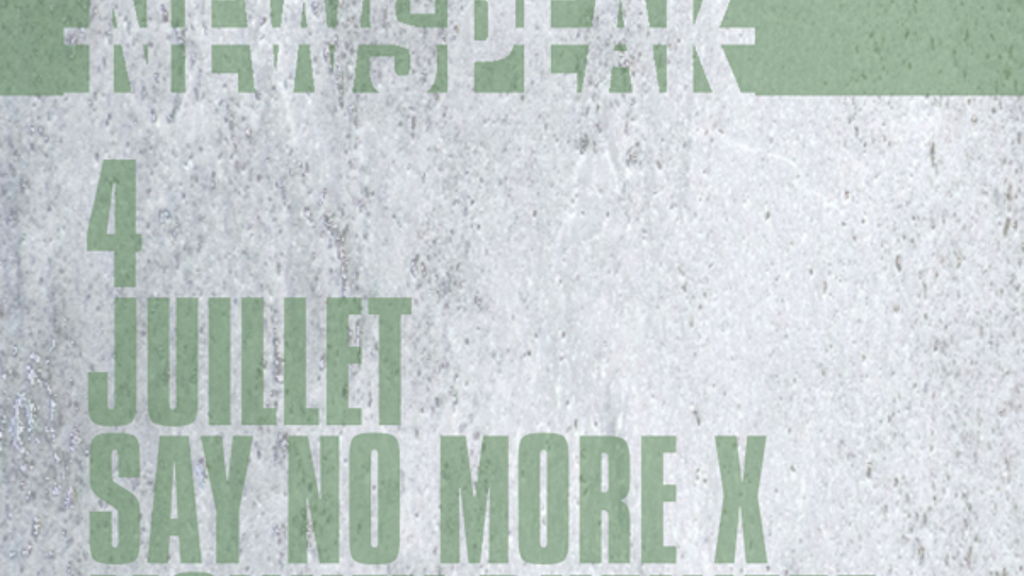 SAY NO MORE (gratuit avant minuit)