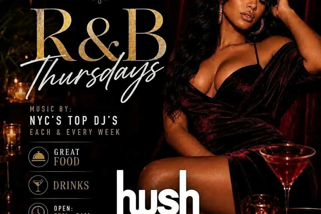R&B Thursdays at Hush Lounge Garden Queens
