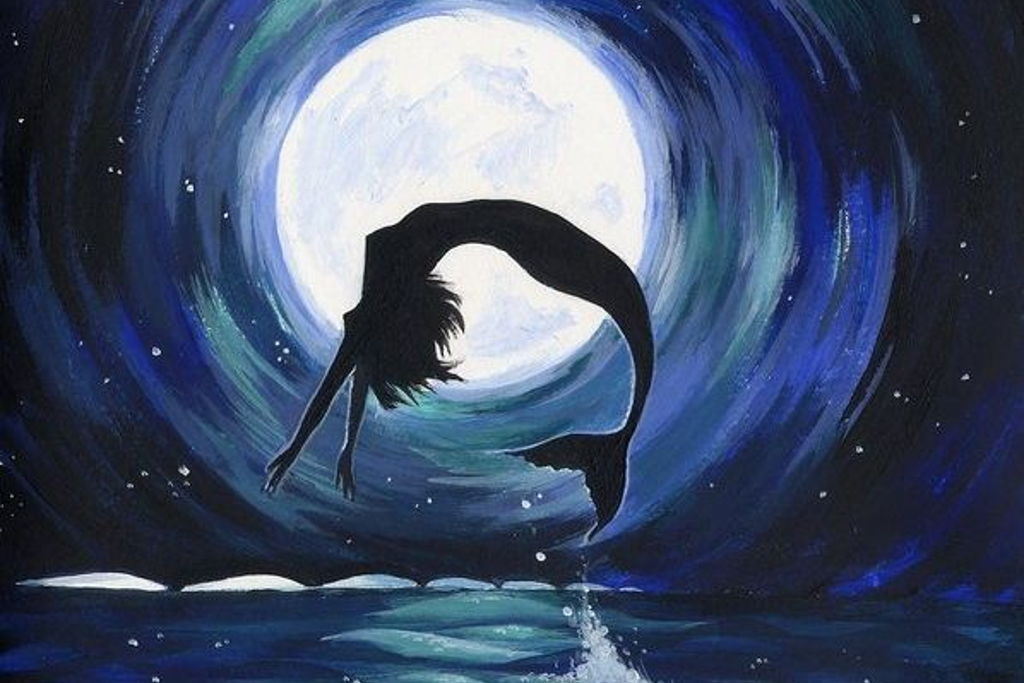 Moon Mermaid Paint Night