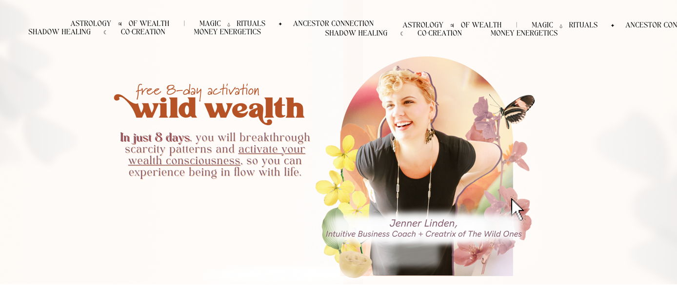 Wild Wealth Activation FREE 8-Day Challenge – Conscious City Guide