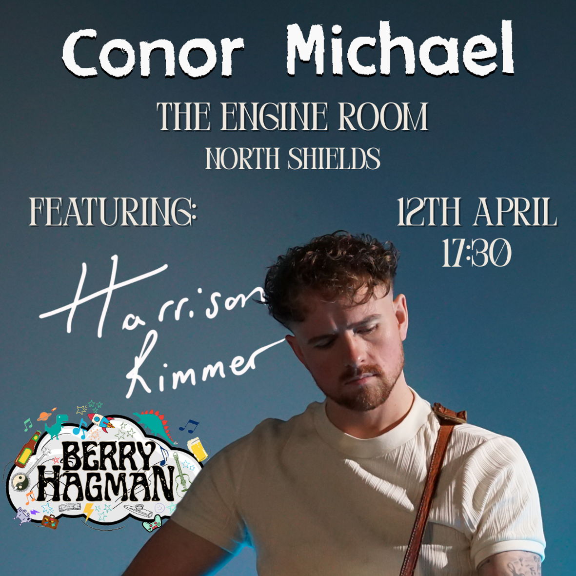 Conor Michael + Harrison Rimmer + Berry Hagman
