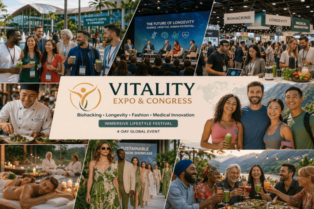 Logo Longevity & Vitality Expo in Munich, Germany