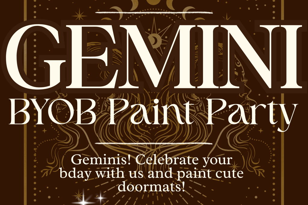 GEMINI PAINT PARTY BYOB