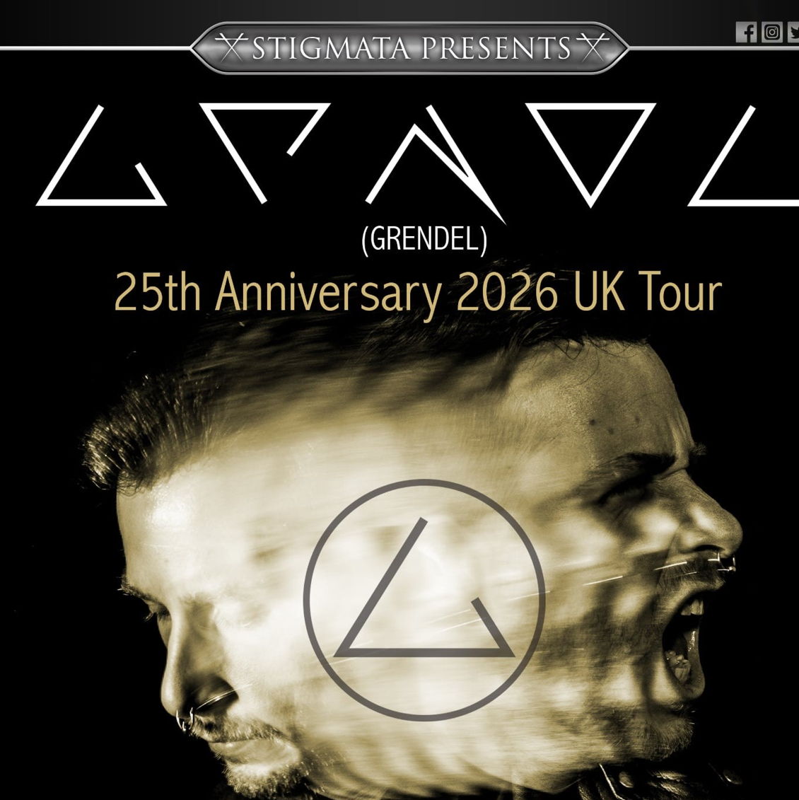 Grendel - 25th Anniversary 2026 UK Tour
