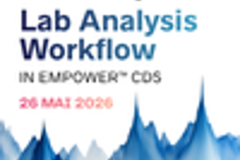 Logo Lab Analysis Workflow in Empower™ CDS