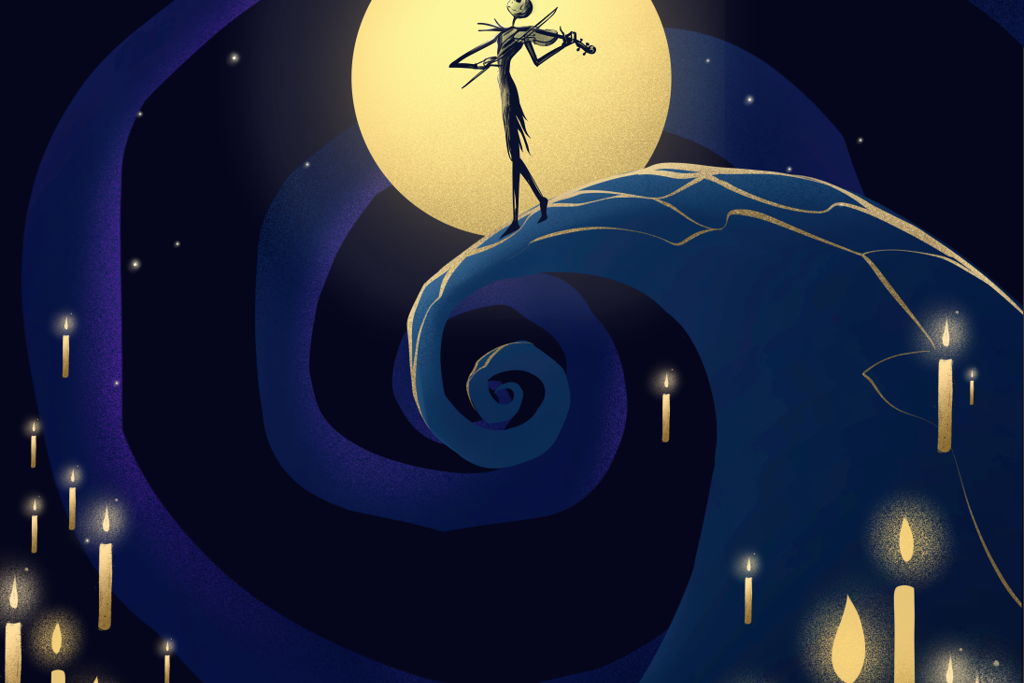 Tim Burton’s Universe by candlelight. Mystery Ensemble Event Title Pic