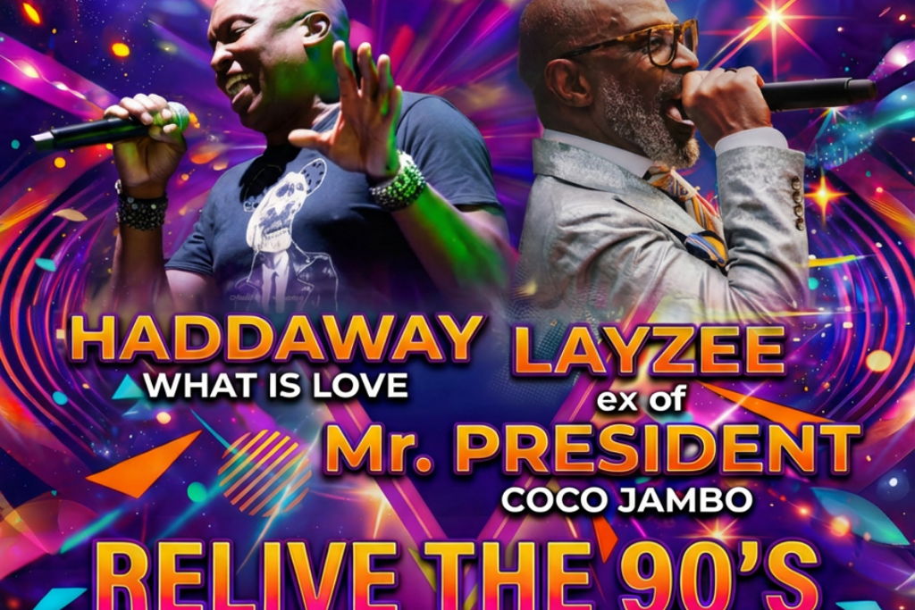 Logo 90’s Mega Fiesta – Haddaway & LayZee (Mr. President) Live