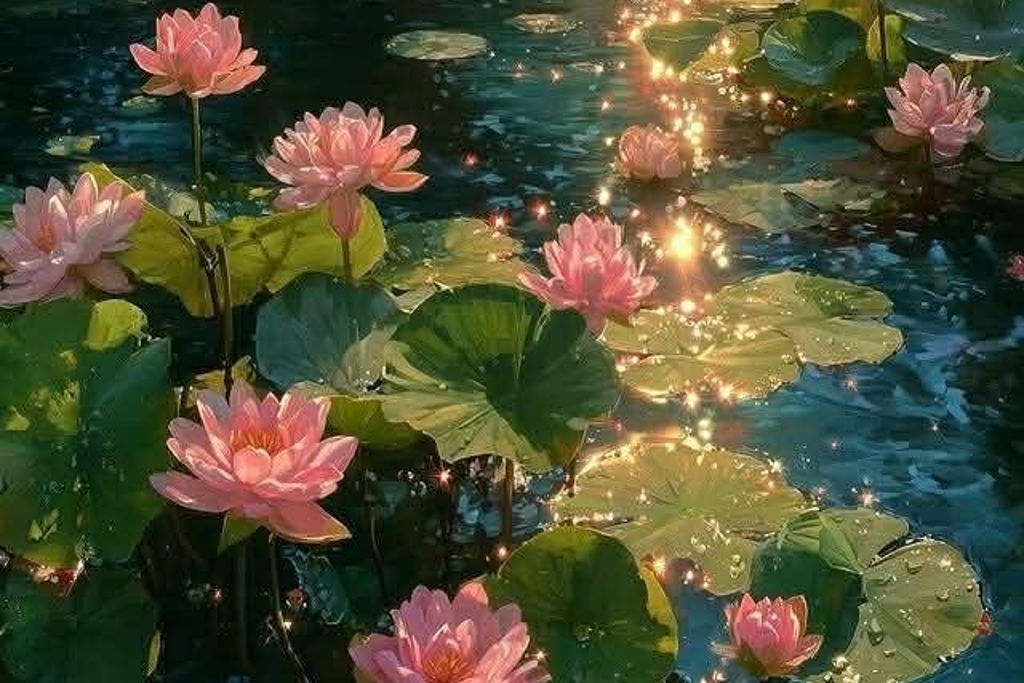 Lotus Flower Lilly Paint Night