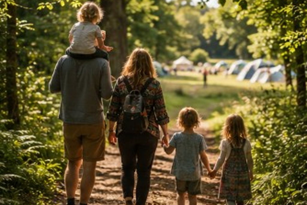 Family Camping at Braziers Park