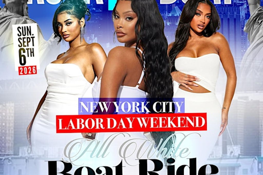 ROCK THE BOAT NYC – Labor Day Weekend All White Boat Ride 2026