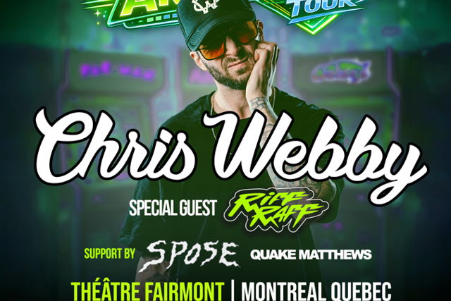 CHRIS WEBBY AND RIFF RAFF LIVE IN MONTREAL QC