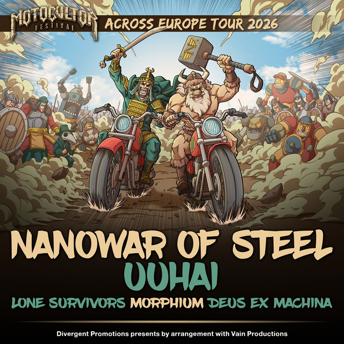 Motocultor Festival: Nanowar Of Steel + UUHAI