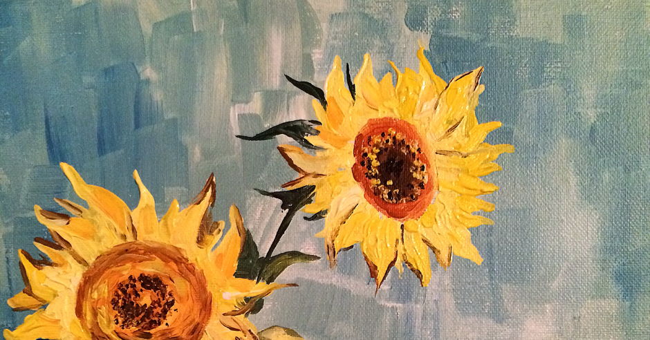 Eat, Drink, Paint! Sunflowers Matchbox,Rockville