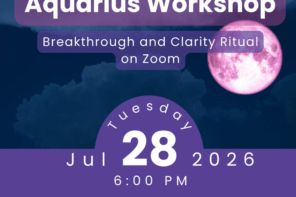 Moon Magic Online - Full Moon in Aquarius Workshop