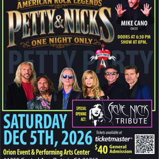 A Musical Tribute to Our American Rock Legends: Petty & Nicks