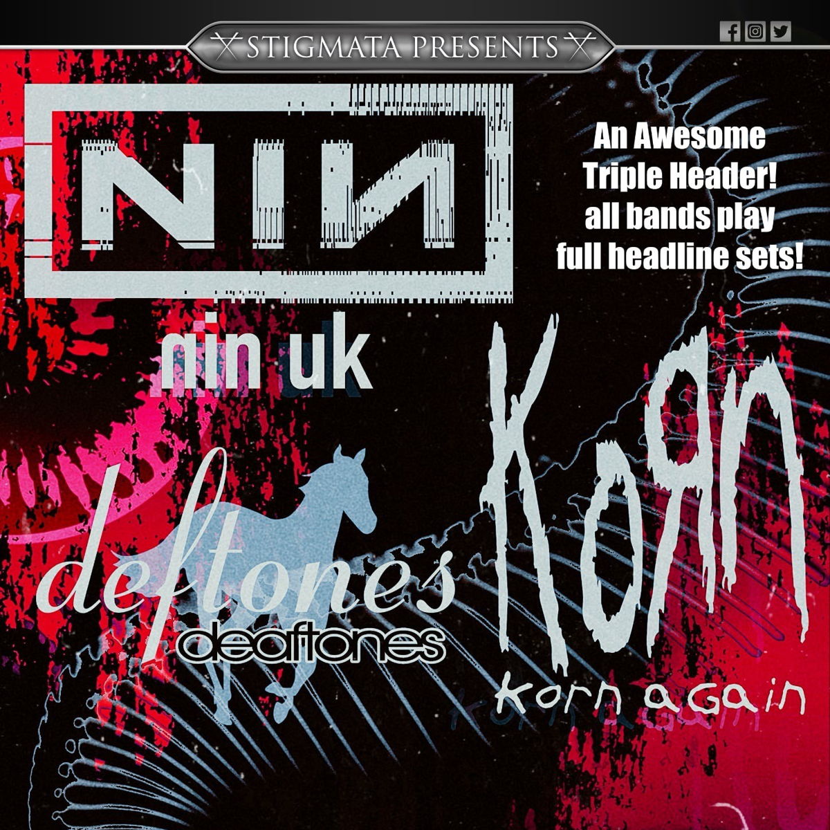 NIN UK + KORN AGAIN + DEAFTONES