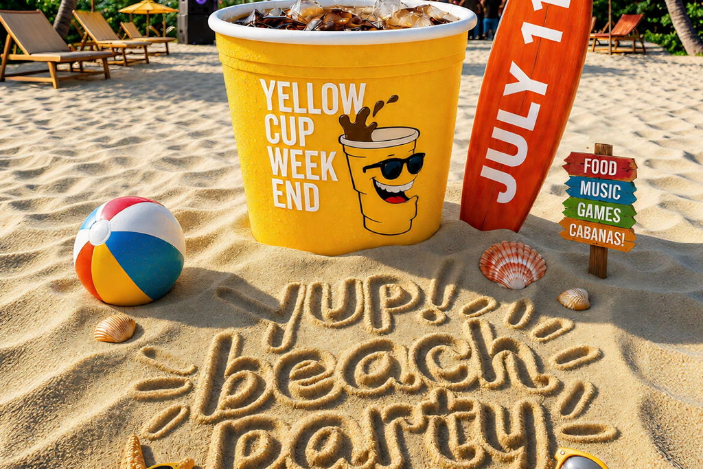 Yellow Cup Weekend- Beach Party- (Westerly, RI)