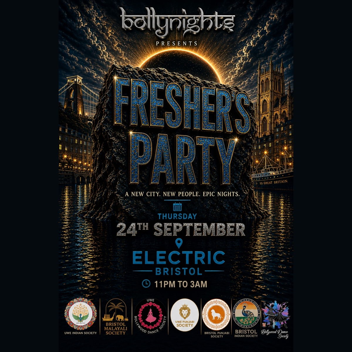 Bollynights Bristol - Freshers Party
