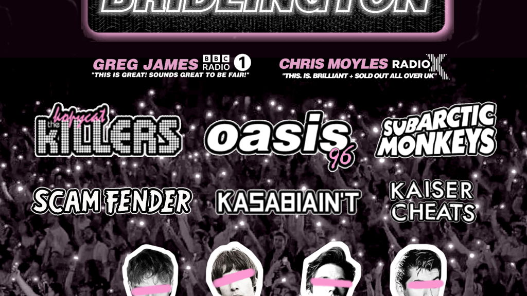 Tribute Festival - Killers v Fender v Monkeys v Oasis v Kasabian v Kaiser
