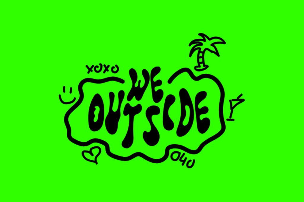 Logo WE OUTSIDE - BEACH OPEN AIR / JERSEY & FLAG PARTY