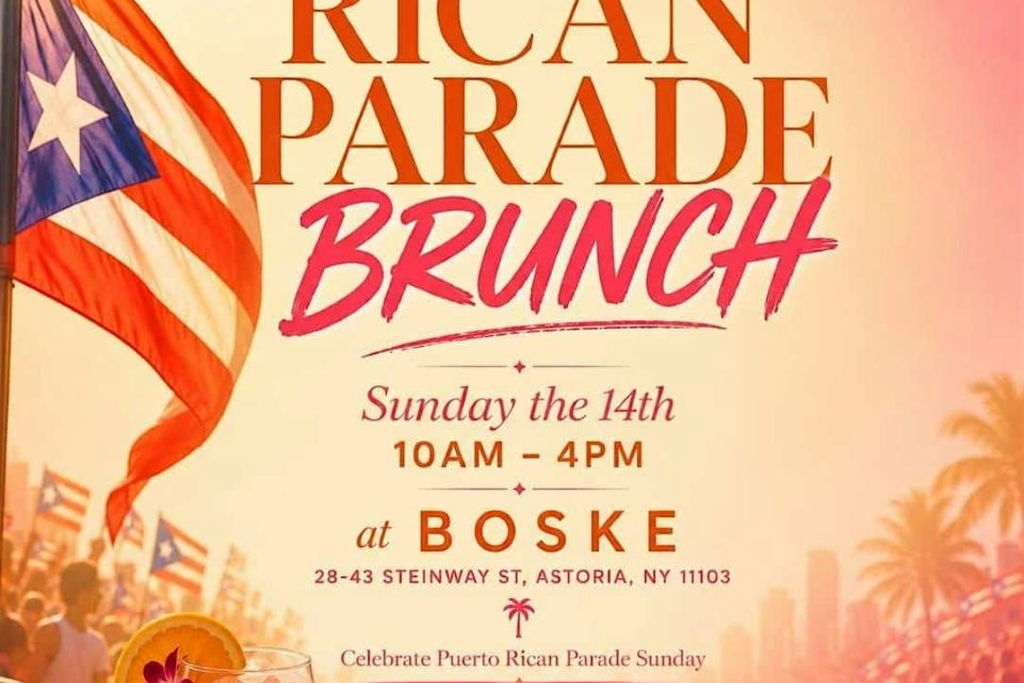 Puerto Rican Parade Brunch at Boske Astoria | Puerto Rican Parade Sunday NY